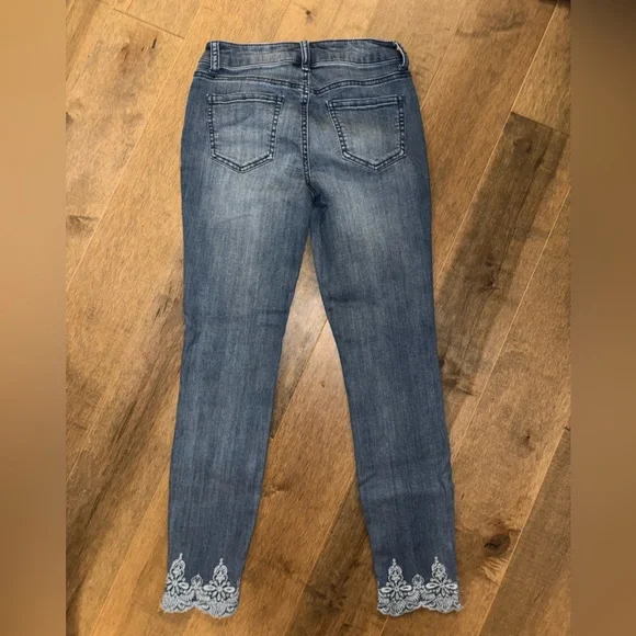 Vanilla Star Dark Blue Skinny Jeans - Picture 4 of 5